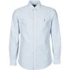 Polo Ralph Lauren Košele s dlhým rukávom CHEMISE AJUSTEE EN OXFORD COL BOUTONNE LOGO PONY PLAYER MULTICO Modrá