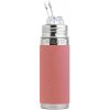 Termo fľaša Pura so slamkou 260ml - rose