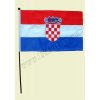 VLAJKA MALÁ NA PALIČKE CHORVÁTSKO 45 x 30 cm