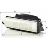 Vzduchový filter MANN-FILTER C 29 035-2