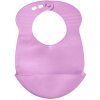 Tommee Tippee 635143 plastový podbradník 7m+, 3 druhy fialová ks