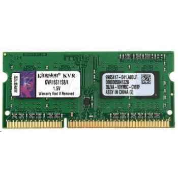 Kingston DDR3 4GB 1600MHz CL11 KVR16S11S8/4