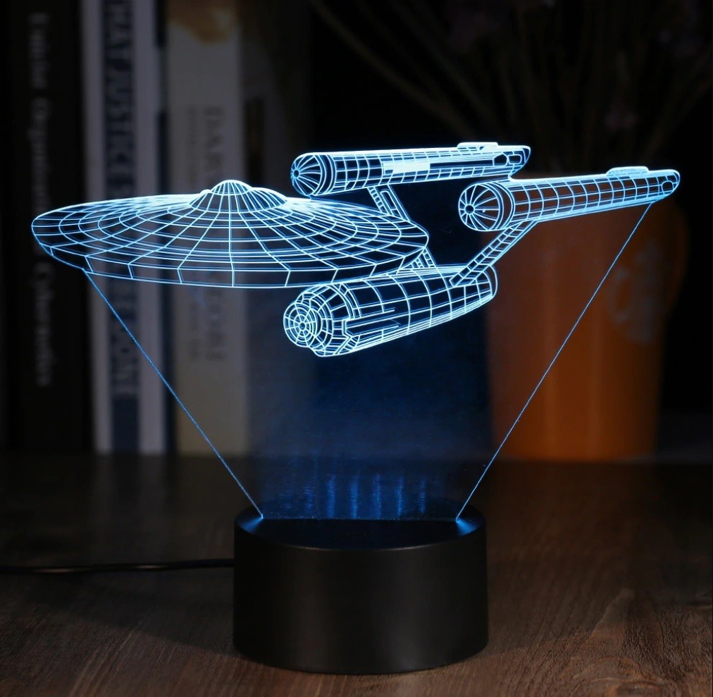 Beling Detská lampa Star Trek USS Enterprise, 7 farebná QS267