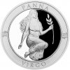 Česká mincovna Strieborná medaila Znamenie zverokruhu s venovaním Panna proof 20 g
