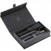 Parker 1502/3191647 IM Premium Black GT plniace pero darčeková súprava s koženým puzdrom