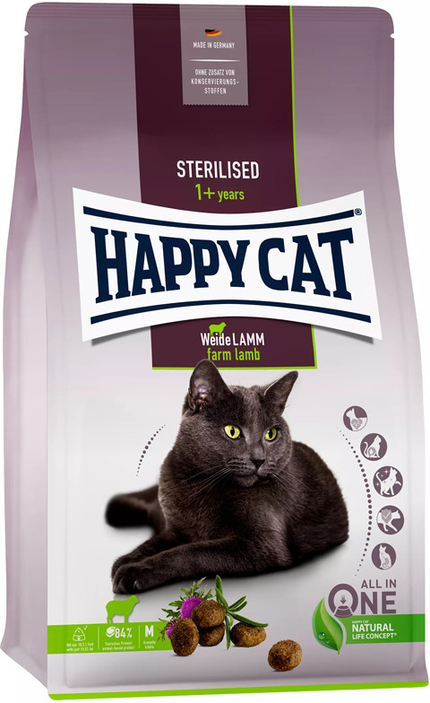 Happy Cat Supreme ADULT Sterilised Weide-Lamm 10 kg