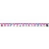 Decorata Banner-girlanda Happy Birthday Trolls-Poppy party 1,9m