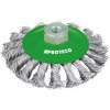PROTECO 10.234-100-NER kefa misková vrkočová 100mmxM14x2 NEREZ 0.35mm