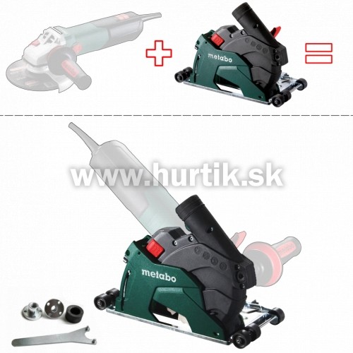 Metabo Drážkovací nádstavec pre uhlové brúsky 115-125mm, CED125 Plus, s vodiacimi kladkami, 626731000