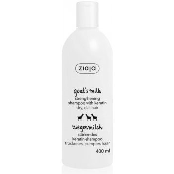 Ziaja Goat's Milk posilňujúci šampón pre suché a poškodené vlasy Shampoo  with Keratin 400 ml od 2,43 € - Heureka.sk