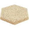 Fibrotech Akustický obkladový panel Hexagon, biely cement, drevitá vlna, 250 × 289 × 25 mm, slonová kosť svetlá, 18 ks, 2132449