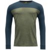 Devold Norang Merino 150 Shirt Man lichen melange/night S; Zelená triko