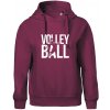 Volleyball nápis - Oversized mikina dámská Moon - kratšia + širšia - M ( Fuchsiová )