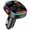 Transmiter AKAI, FMT-52BT, transmiter hovorů a audia, BT, FM, USB, handsfree