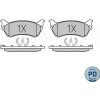 Sada brzdových platničiek kotúčovej brzdy MEYLE GERMANY Autoparts AG 025 231 8917/PD