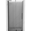 MEXEN/S - Velar L posuvné sprchové dvere 100, transparent, čierna 871-100-003-01-70