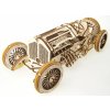Ugears 3D drevené mechanické puzzle U9 Auto (Grand Prix)