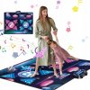HUDBNÁ LED PODLOŽKA S PODLOŽKOU NA TANCOVANIE PRE DETI S 12 HRAMI A SVETLAMI