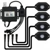 LED podsvetlenie podvozku RGB 12-24V, Bluetooth, 12x3W