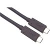 PremiumCord USB4 40 Gbps 8K@60 Hz kábel s konektormi USB-C, Thunderbolt 3 dĺžka: 0,5 m ku4cx05bk