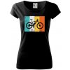 Vintage cycle - Dámske tričko Pure - L ( Čierna )