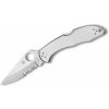 Spyderco C11PS Delica 4 Stainless vreckový nôž 7,5 cm, celooceľový