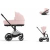 Cybex Platinum CYBEX e-Priam Travel Set + Cloud T Plus i-Size peach pink 2032 chrome with black details