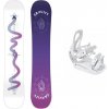 Gravity Sirene White 24/25 dámsky snowboard + Raven S230 White viazanie - 154 cm + vázání S/M (EU 37-42)