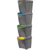 Kôš na odpadky PROSPERPLAST Sortibox IKWB25S4-405U (4x25l) Antracitový