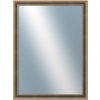 DANTIK - Zrkadlo v rámu, rozmer s rámom 60x80 cm z lišty TOOTH malá zlatá (3163)