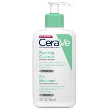 CeraVe čistiaci pěnící gel na normálnu až mastnú pleť 236 ml