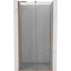 Mexen Velar L, posuvné sprchové dvere do otvoru 100 cm, 8mm číre sklo, medená matná, 871-100-003-01-65