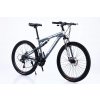 B55-Grey MTB bicykel s kotúčovou brzdou celoodpružené teleskopický šedý