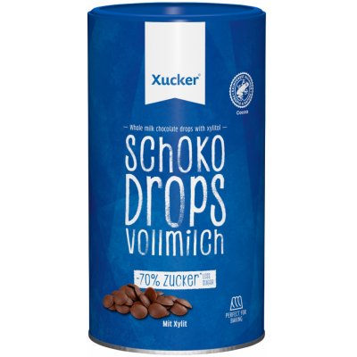 Xucker Whole milk Chocolate Drops 200 g