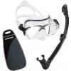 Set maska+šnorchl Cressi BIG EYES EVOLUTION & ALPHA ULTRA DRY, transparent/černý