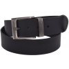 Pánsky kožený opasok 763-40-07 čierny hladký pracka Cobra