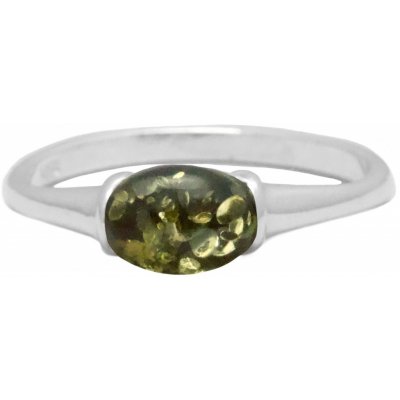 jantario Jantárový prsteň Milena zelený 660333
