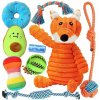 9-dielna Súprava Luxusných Hračiek pre Šteniatka na Prerezávanie Zúbkov, Hračky na Žuvanie pre Malé Psy