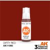 AK Interactive akrylová barva dirty red 17 ml