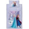 Carbotex · Obliečky do detskej postieľky Ľadové kráľovstvo - motív Anna a Elsa - 100% bavlna - 40x60 cm + 100x135 cm