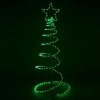 SPRINGOS LED Vianočný stromček - 135cm, 192LED, IP44, zelená