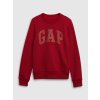 GAP Detská mikina s logom Červená M Červená Červená