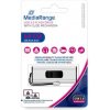 MediaRange MR917 64GB strieborná / Flash Disk / USB-A 3.0 / čítanie: 80MBs / zápis: 25MBs (MR917)