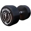Gorilla Sports Jednoručná činka čierno/biela, 20 kg