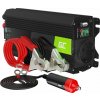GREEN CELL Menič napätia verzie PRO 12V na 230V 500W/1000W s USB portom