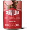 CARNILOVE Dog CAN Paté Made with Turkey & Reindeer & Wildboar 400 g