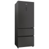 Chladnička Haier Haier 3-dverová HTR5719ENPT 450L 37 dB No Frost čierna