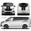 Nálepky na kapotu, boky a kufor FORD TRANSIT CUSTOM Tourneo