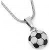 SILVEGO Oceľový prívesok futbalová lopta KMMP23559