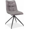 Signal Jedálenská stolička Olaf II, sivá / čierna